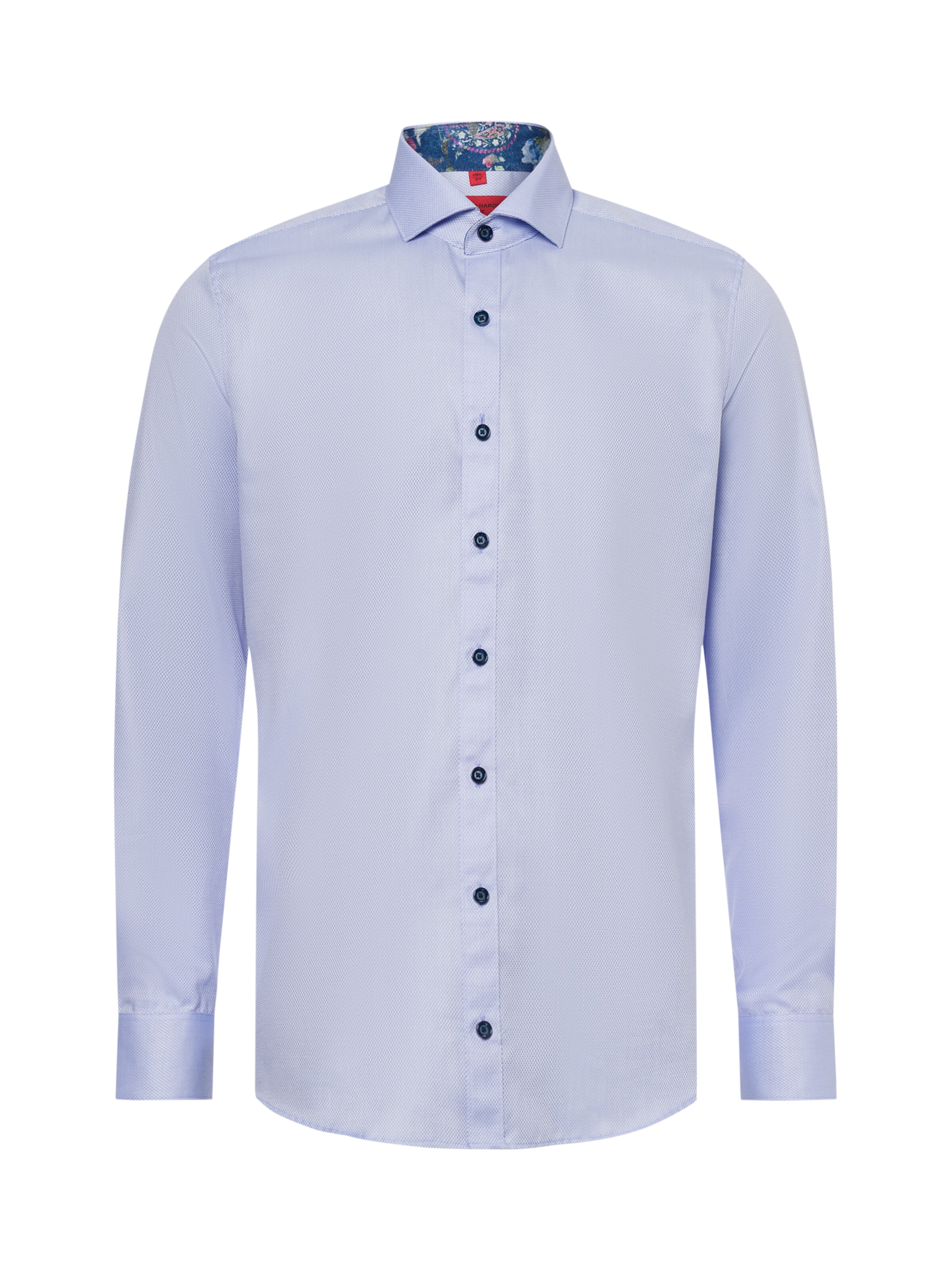 Finshley & Harding Button Up Shirt in Blue: front