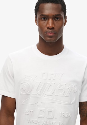 T-Shirt Superdry en blanc
