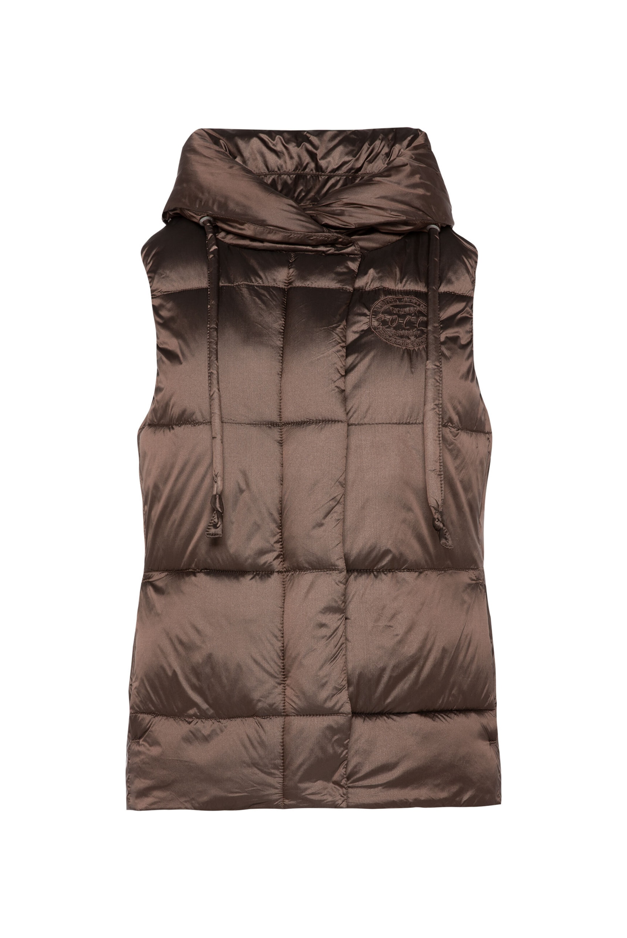 Gilet di Soccx in marrone: frontale