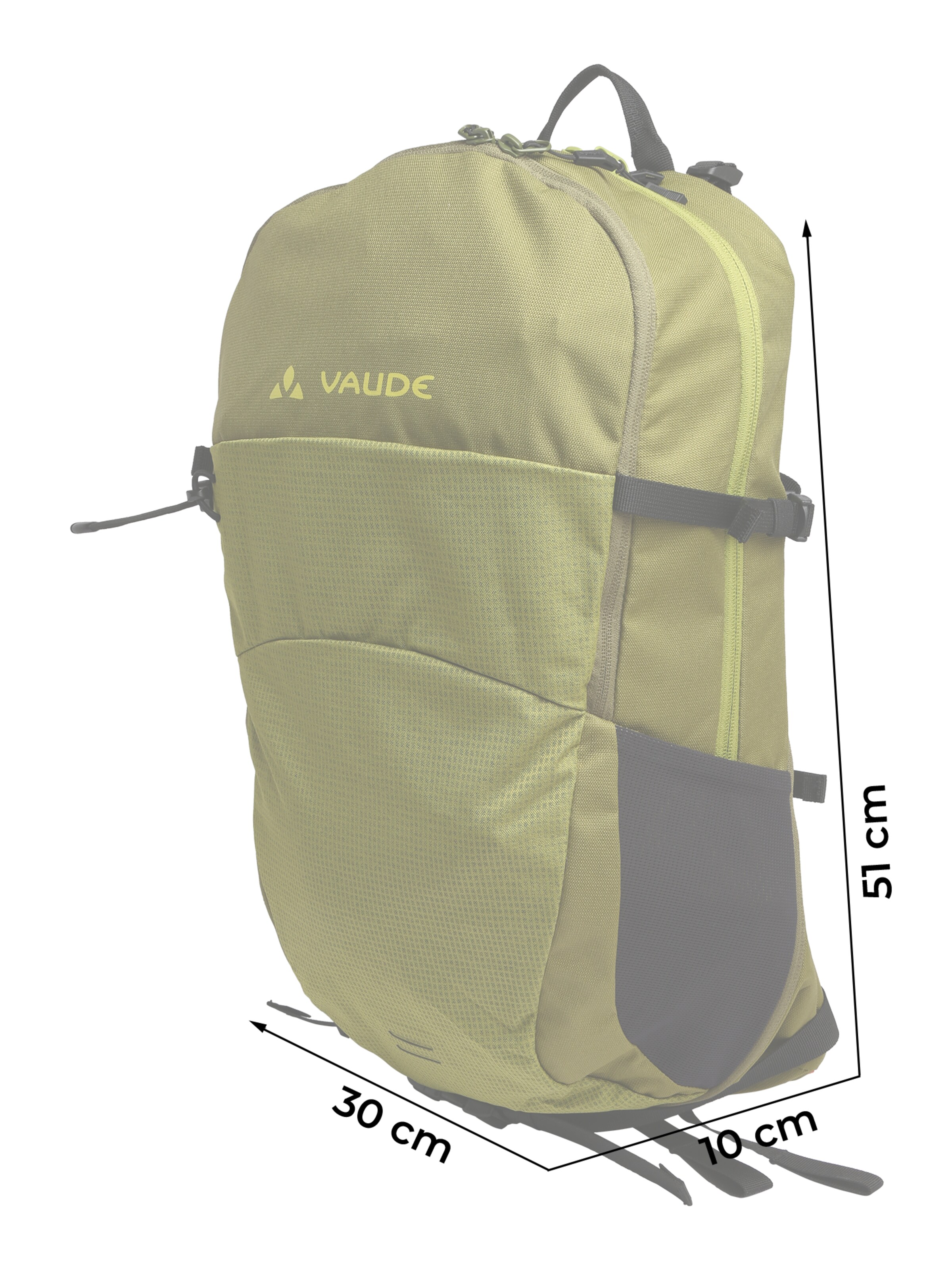 Zaino sportivo di VAUDE in verde
