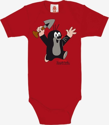 LOGOSHIRT Romper/bodysuit in Red: front