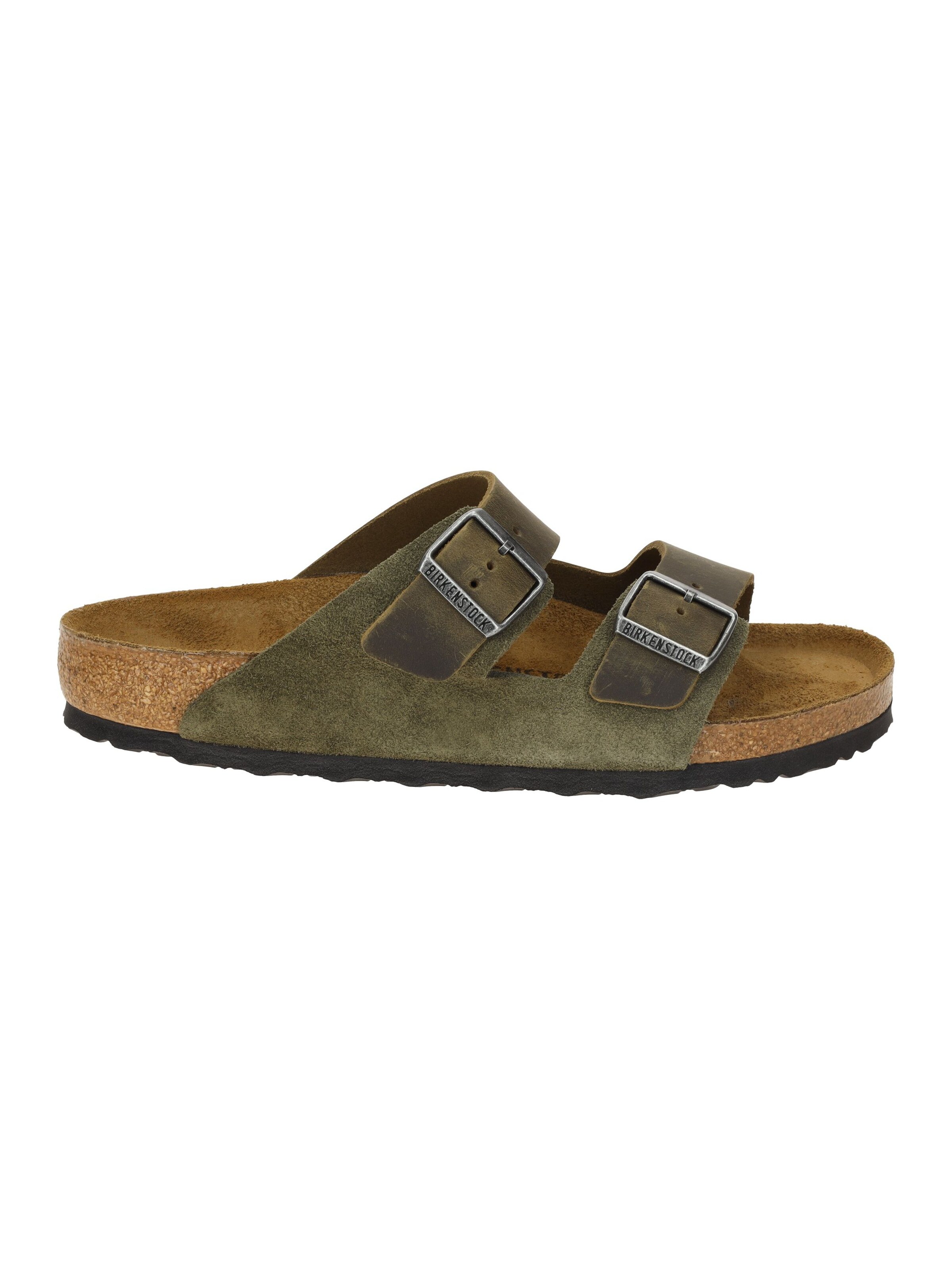 BIRKENSTOCK Pantolette in Grün