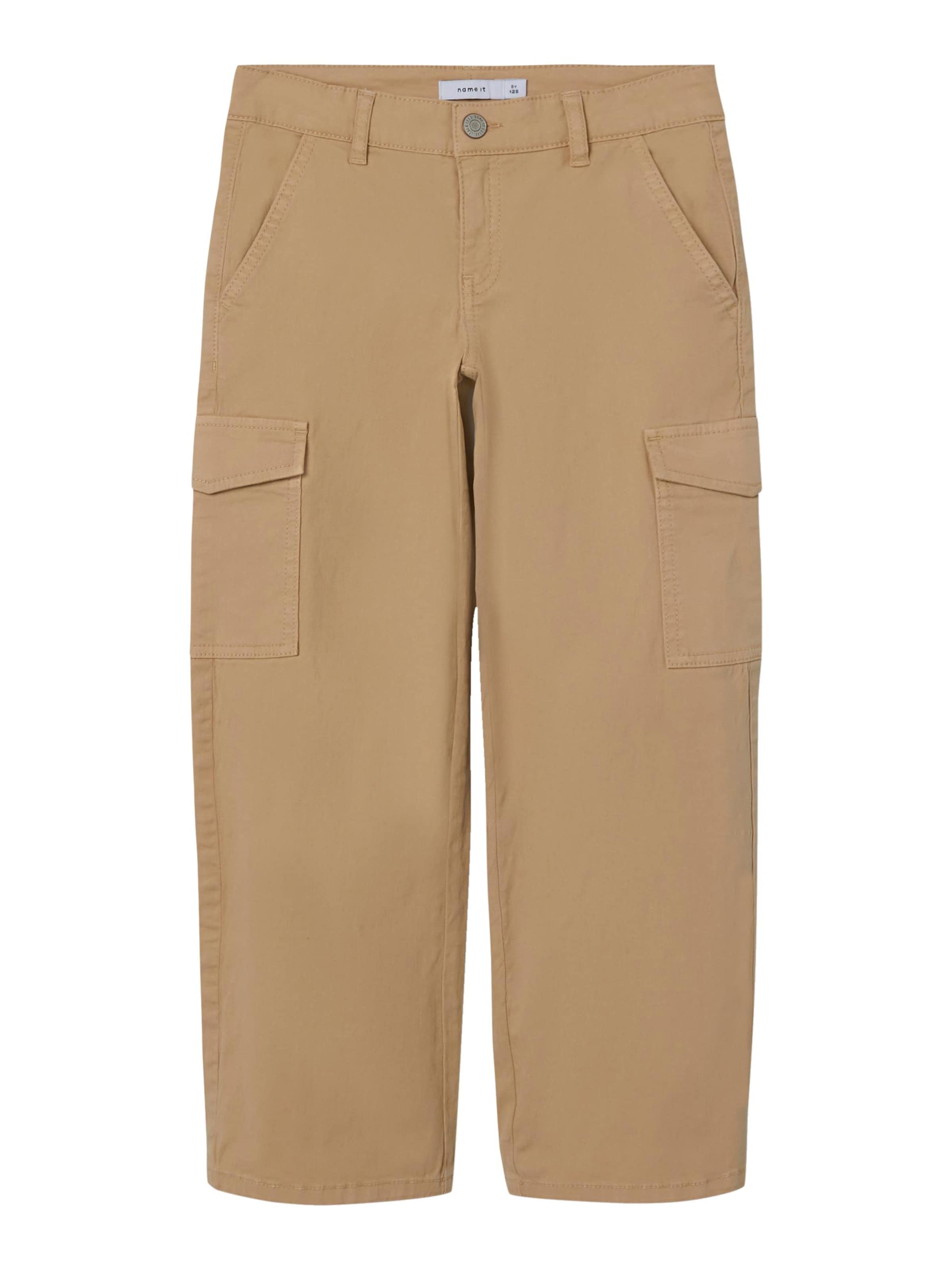 NAME IT Pants 'NKFRose' in Beige: front