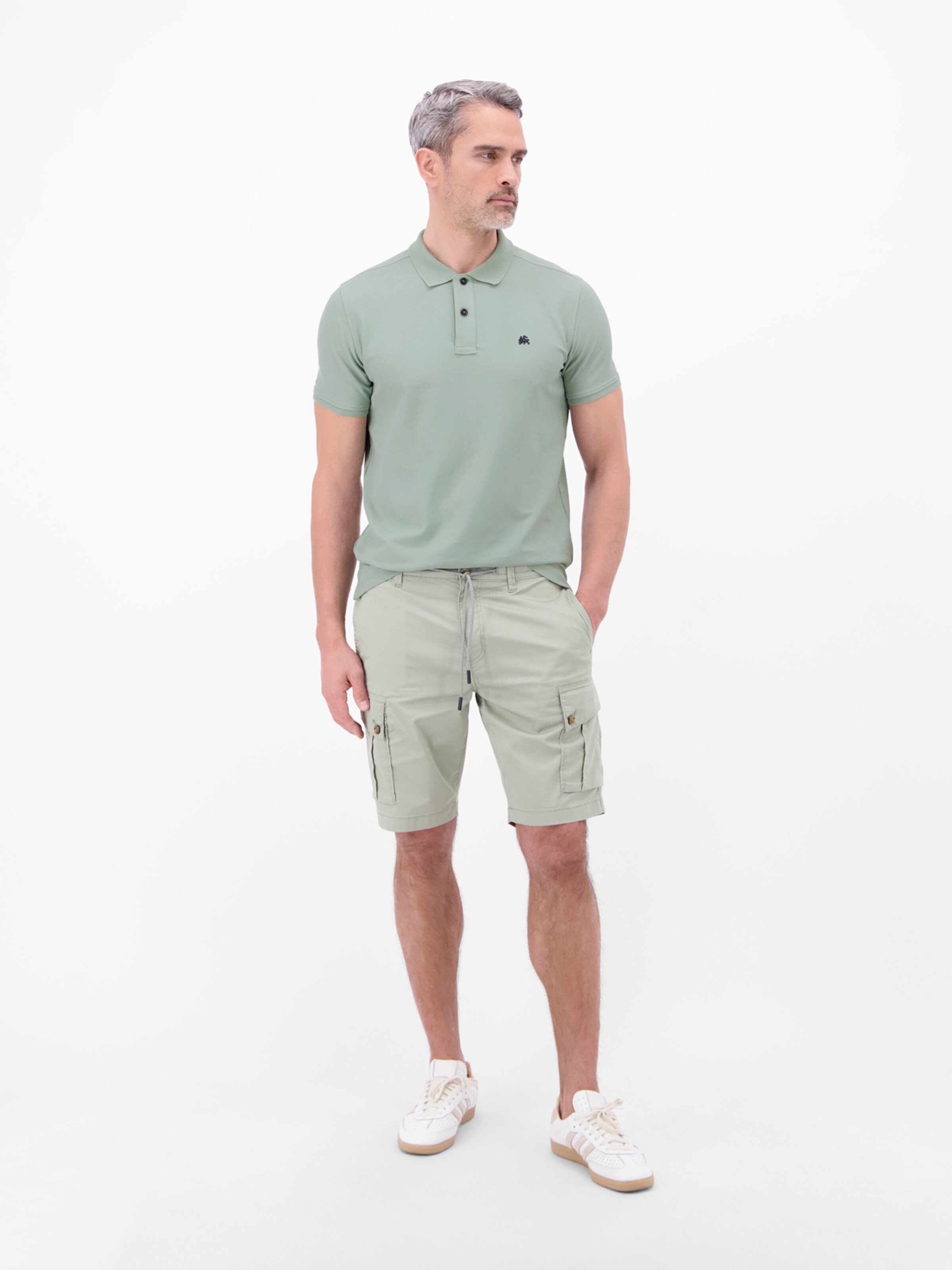 LERROS Regular Broek in Groen: voorkant