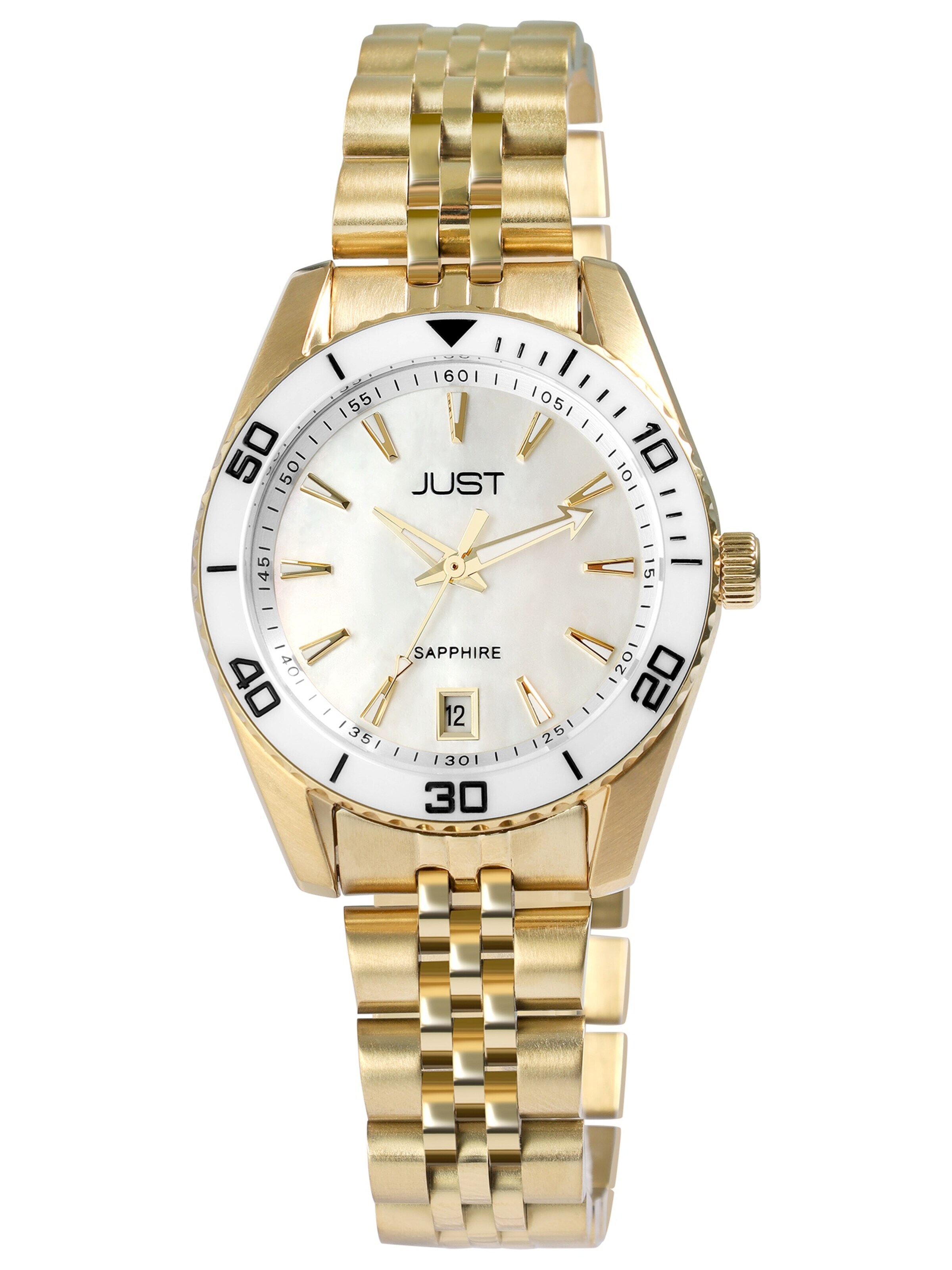 JUST Analog Watch 'Datumsanzeige' in Gold