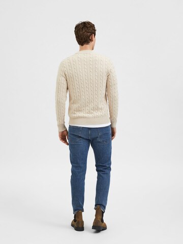 Pull-over SELECTED HOMME en blanc