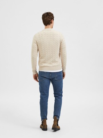 Pull-over SELECTED en blanc