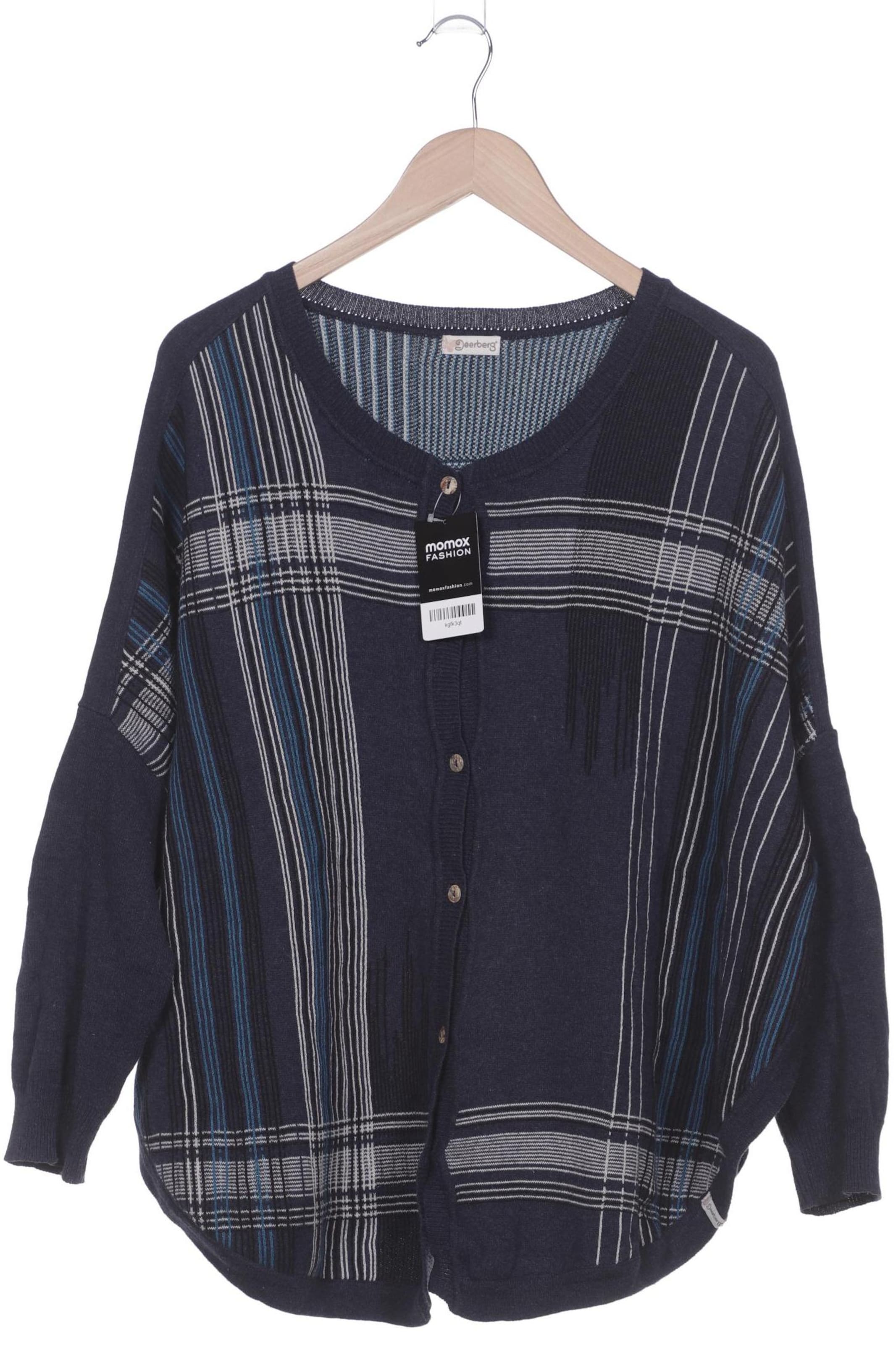 Deerberg Strickjacke XS in Blau: Vorderseite