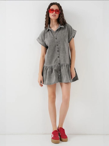 Bigdart Jurk in Grijs