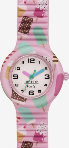 Orologio di Hip Hop in rosa: frontale