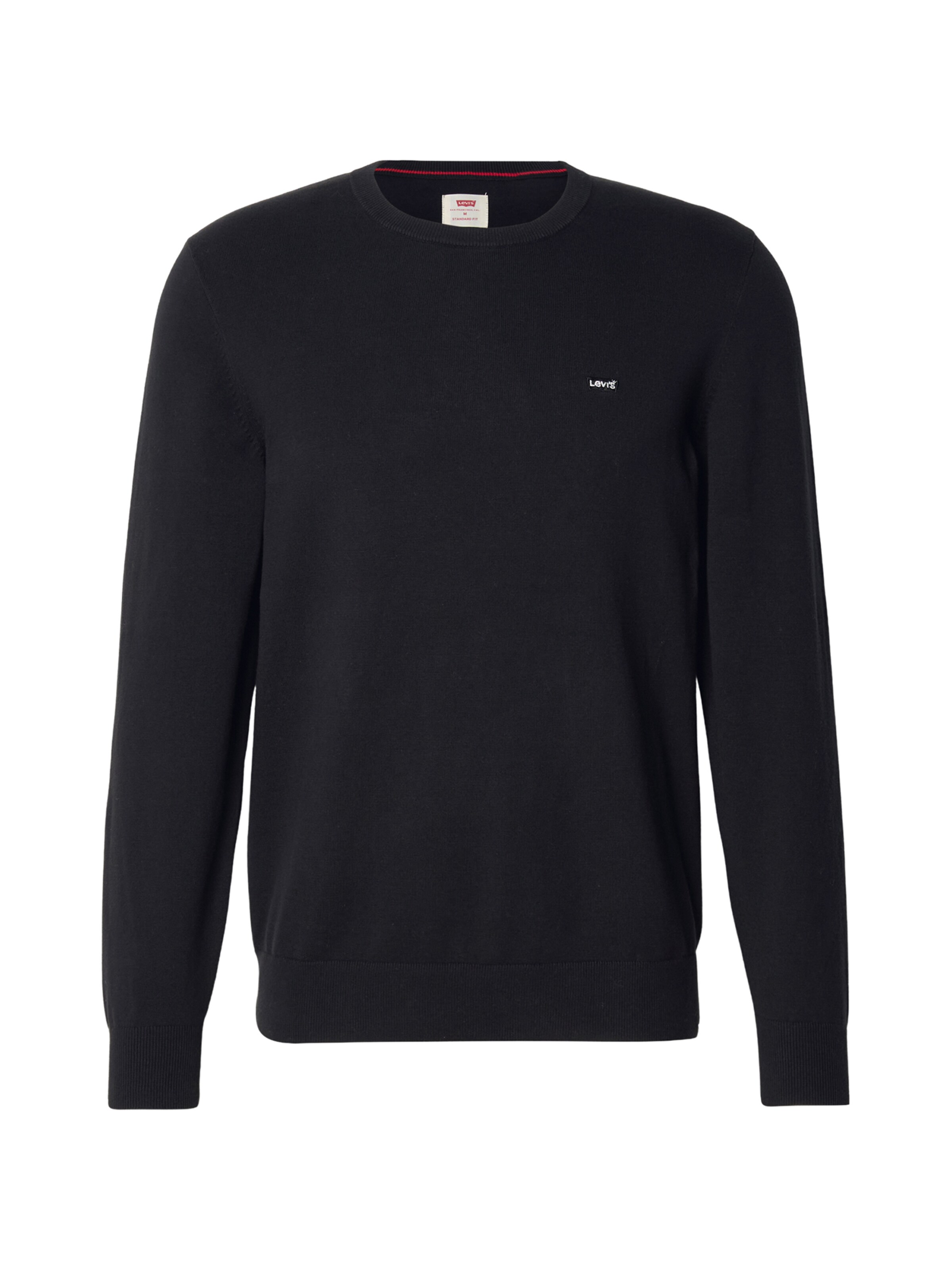 LEVI'S ® Sweter 'Housemark' w kolorze czarny: przód