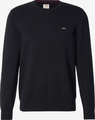 LEVI'S ® Sweter 'Housemark' w kolorze czarny: przód