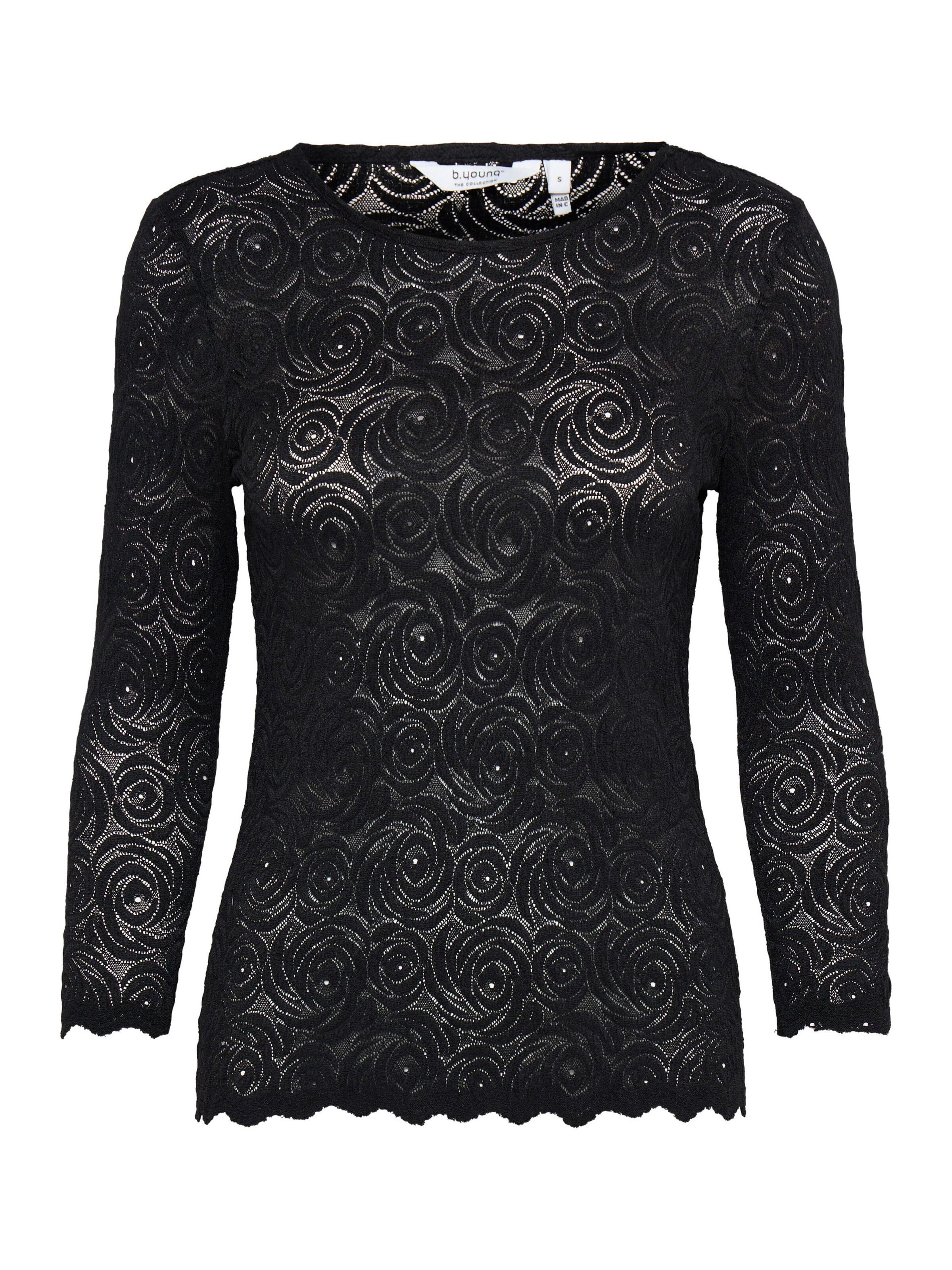 b.young Shirt 'BYSilace' in Black: front