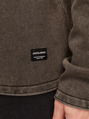 JACK & JONES Regular fit Sweater 'Leo' in Brown