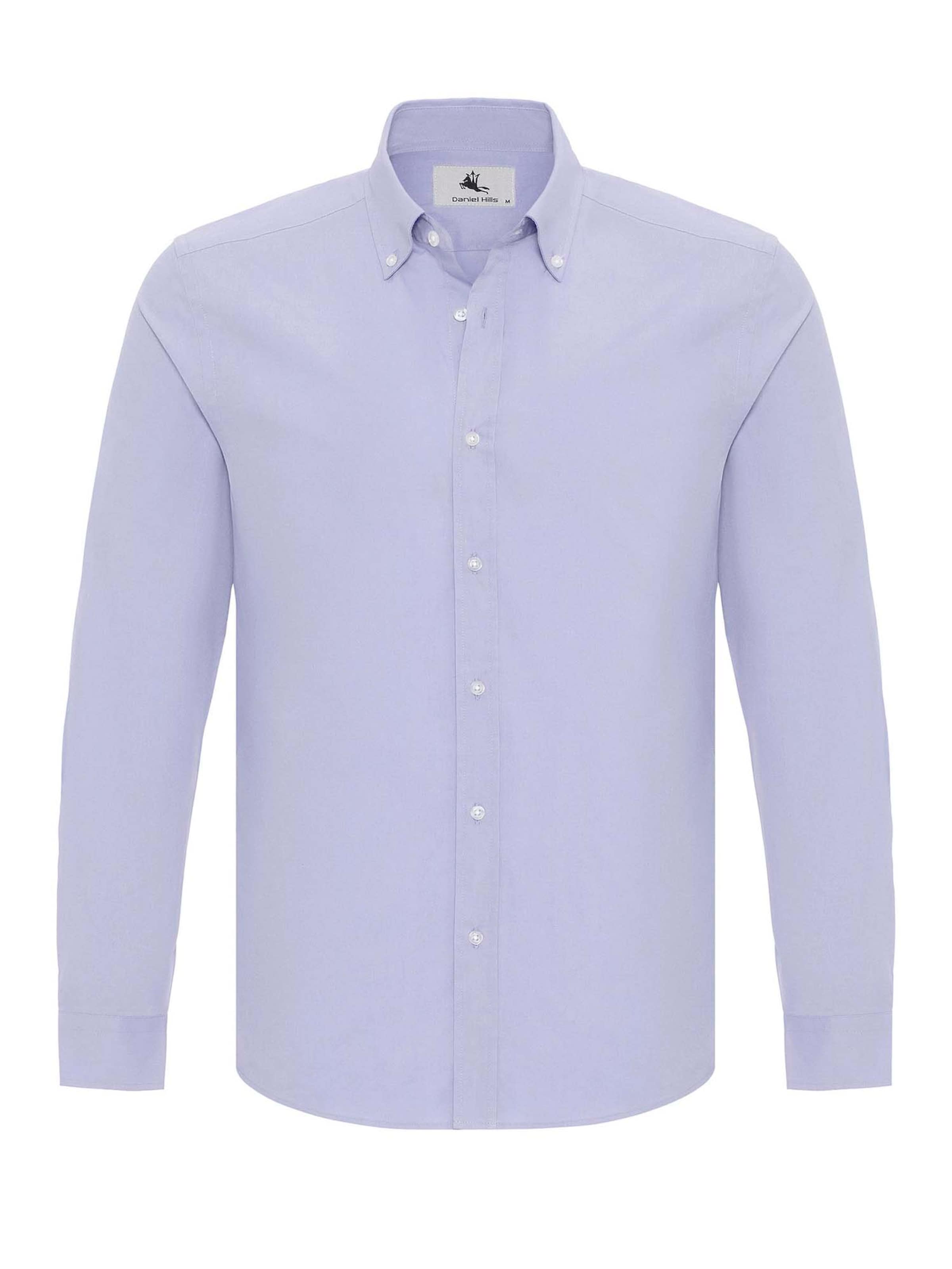 Daniel Hills Rovný strih Košeľa - Modrá: predná strana