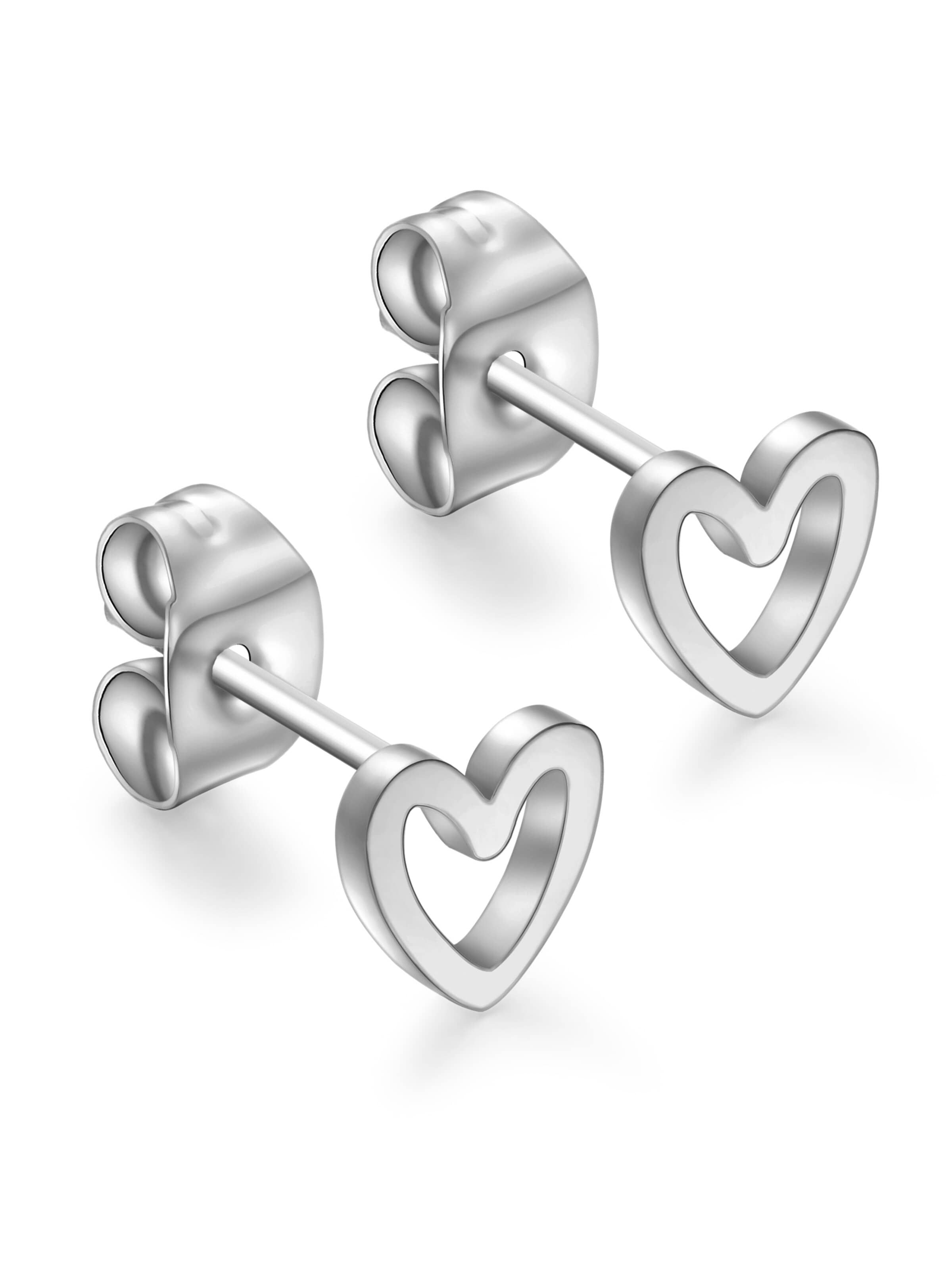 day berlin Earrings in Silver: front