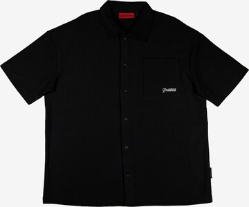 Prohibited Comfort fit Button Up Shirt in Black: front