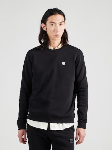19V69 ITALIA - Sudadera 'Nico' en negro: frente