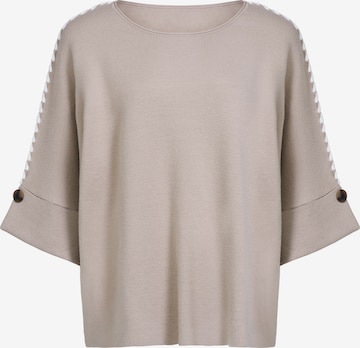 Pull-over Imily Bela en beige : devant