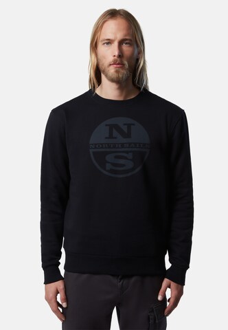 North Sails Sweater in Black: front