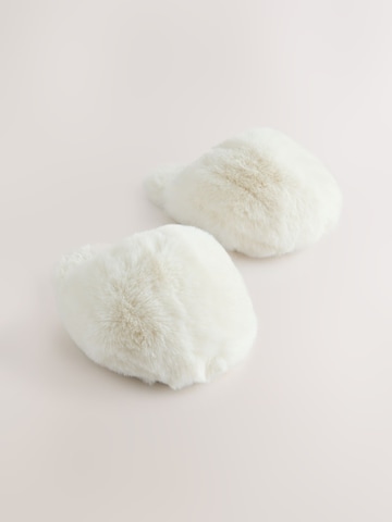 Pantoufle Next en blanc