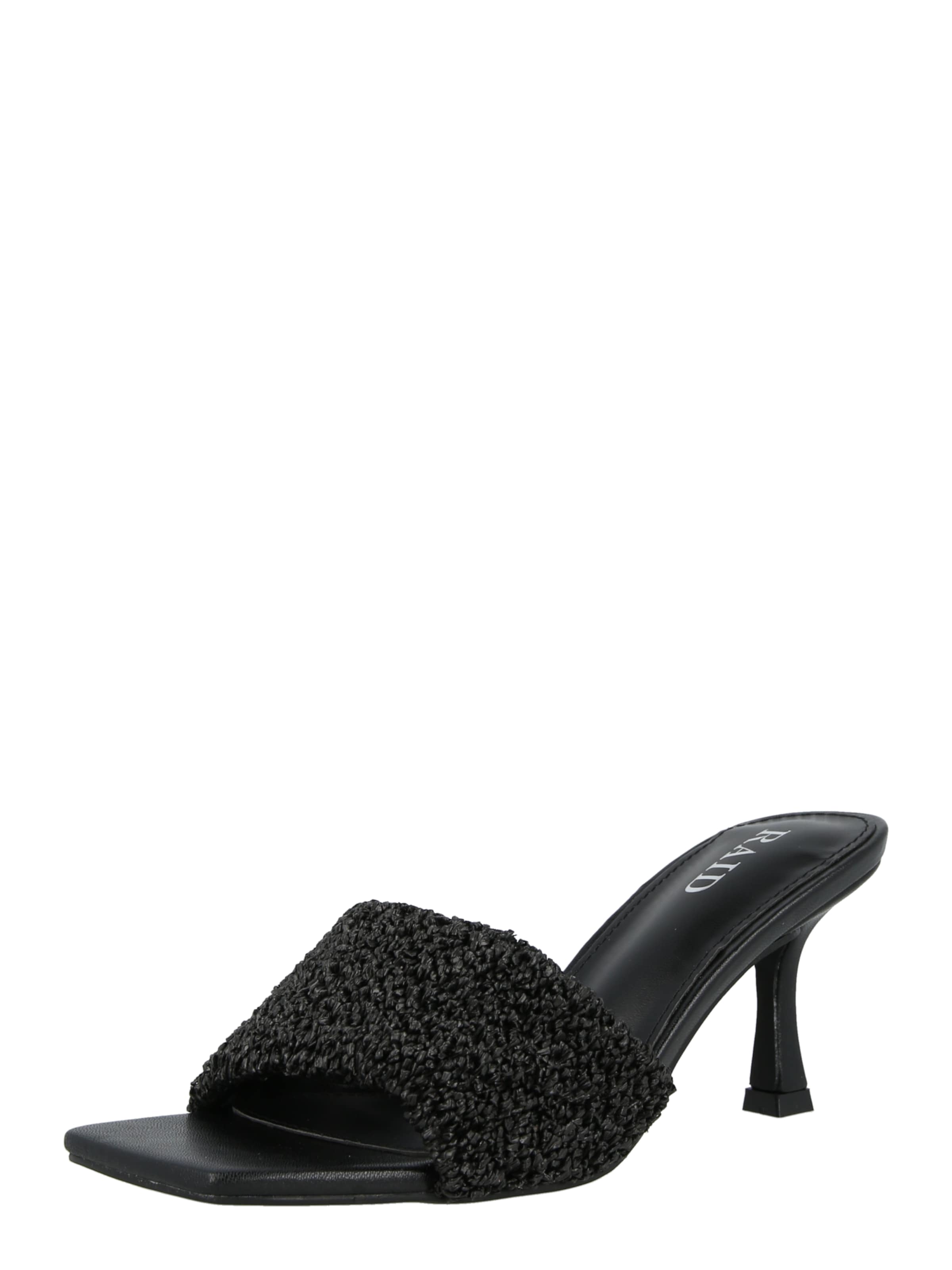 Raid Pantolette 'CAPRICE' in Schwarz: Vorderseite