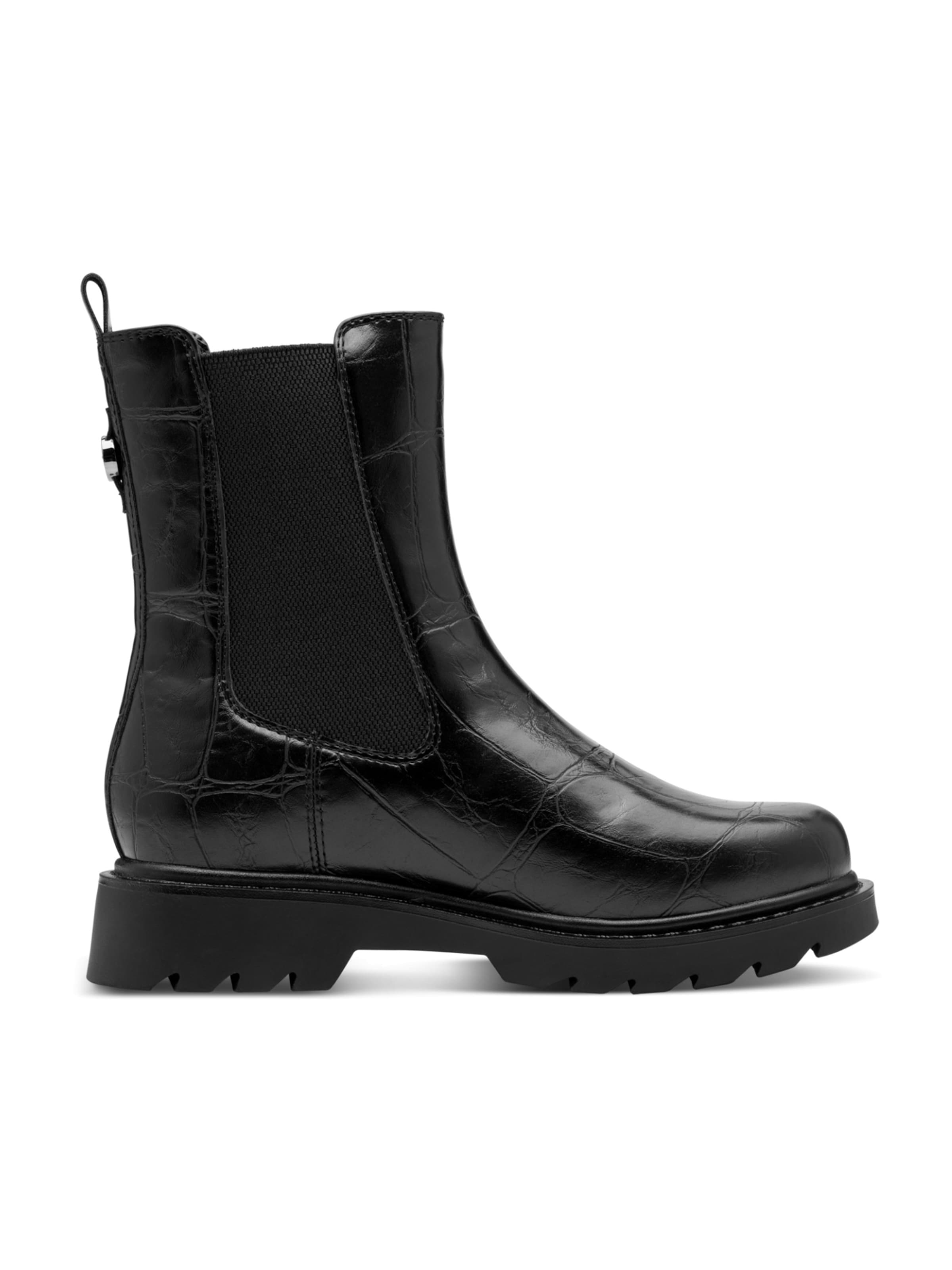 Chelsea Boots 'Western Cowboy' Tamaris en noir