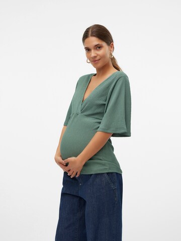 MAMALICIOUS - Blusa en verde: frente