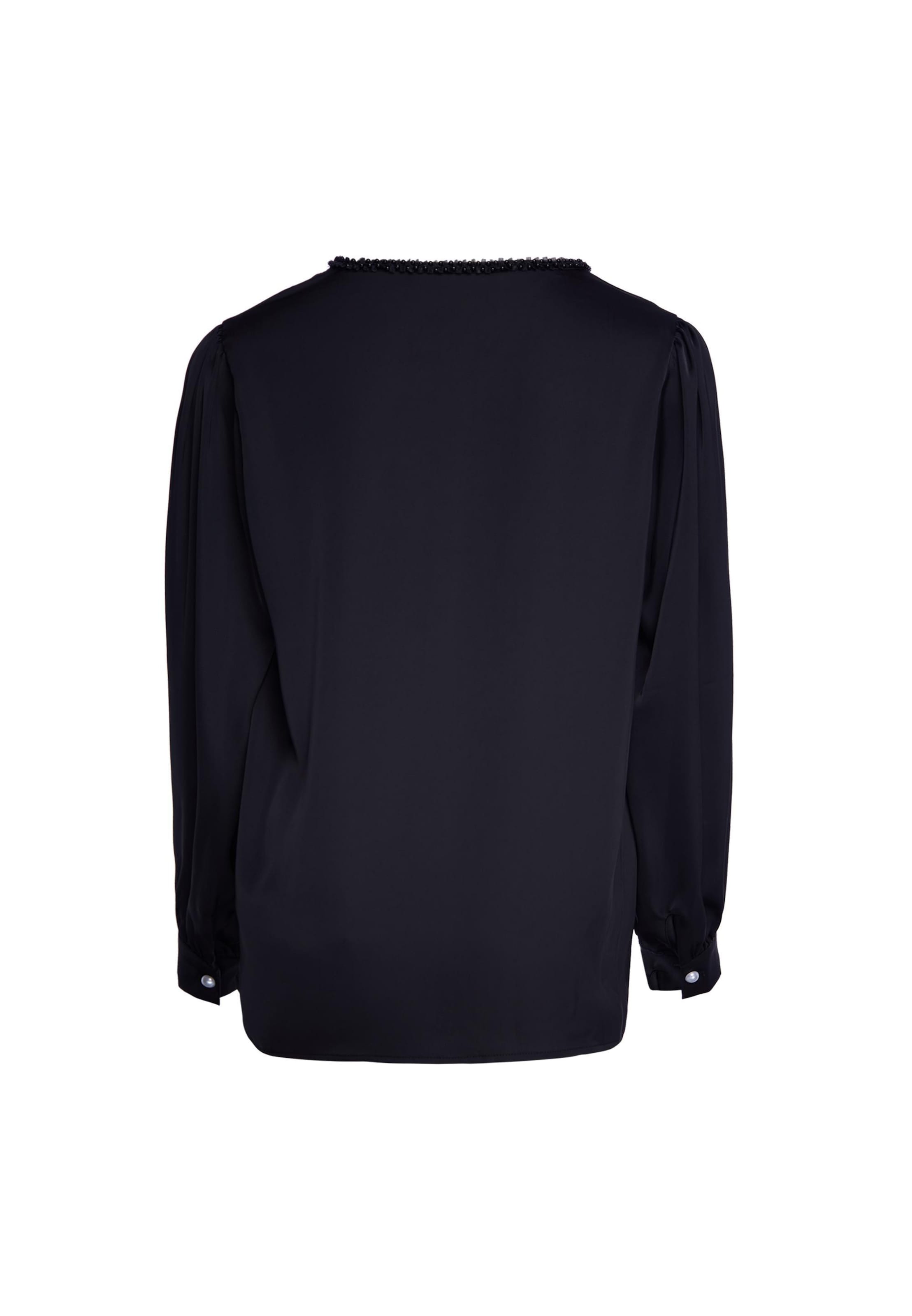 usha BLACK LABEL Blouse in Zwart