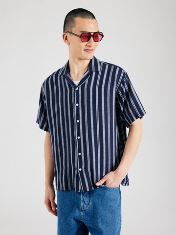 JACK & JONES Comfort Fit Hemd 'JJEEnzo' in Blau: Vorderseite