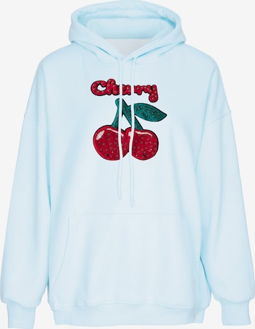 Sweat-shirt MYMO en bleu : devant