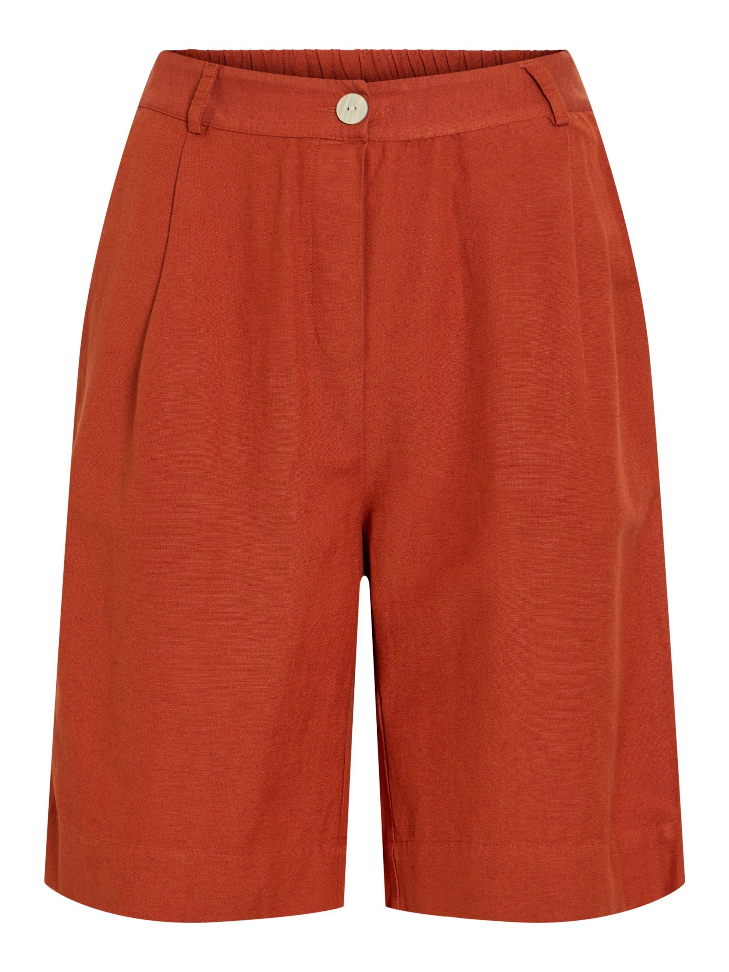VILA Broek 'VIPrisilla' in Oranje: voorkant