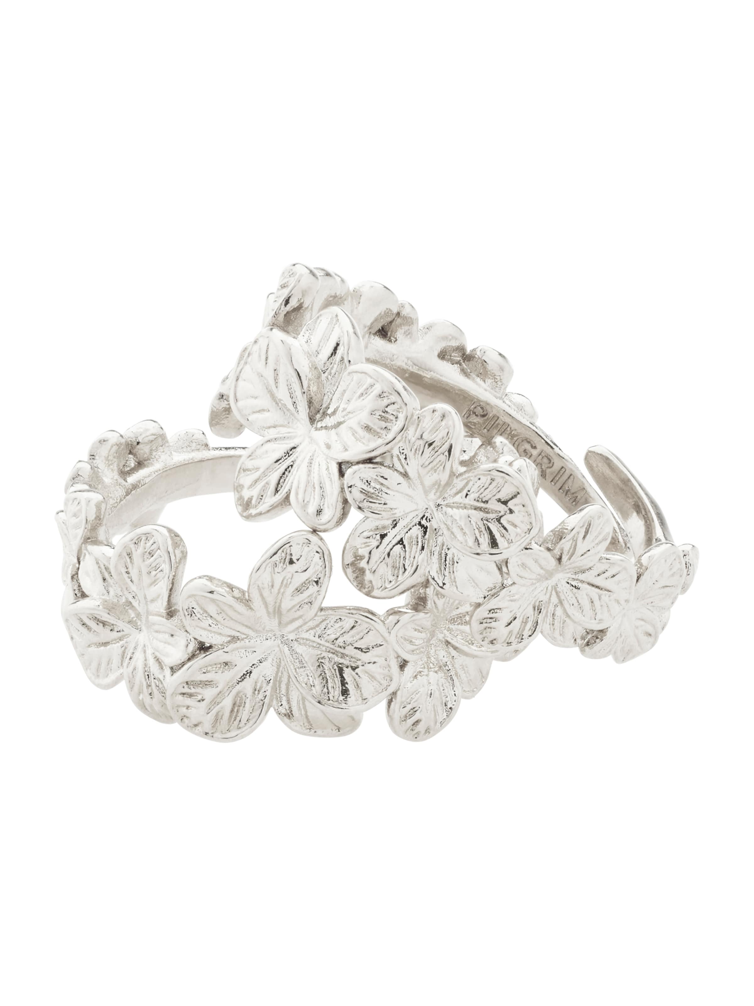 Pilgrim Sormus 'Charmaine' värissä hopea: etupuoli