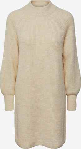 PIECES Strikkjole 'Natalee' i beige: forside