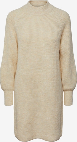 PIECES Knitted dress 'Natalee' in Beige: front