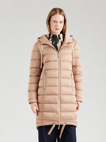Manteau d’hiver monari en beige : devant