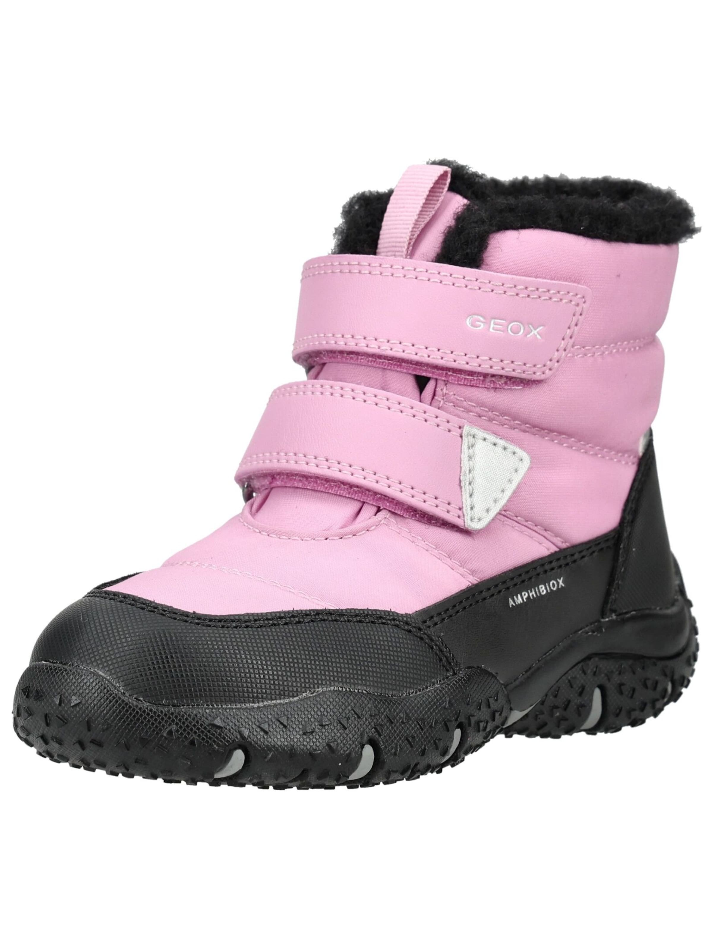 Bottes de neige GEOX en rose : devant