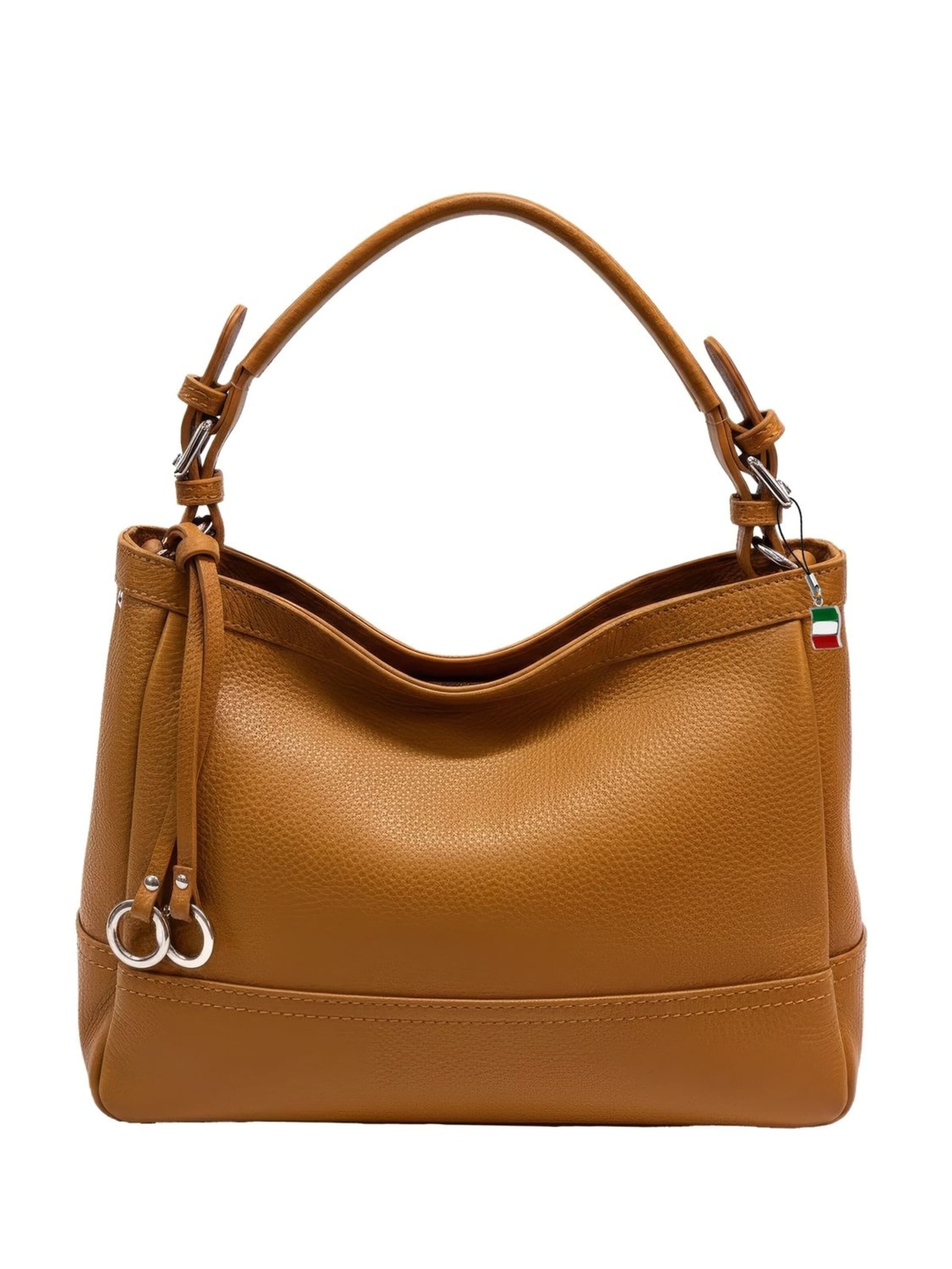 Sac bandoulière Florence en marron : devant