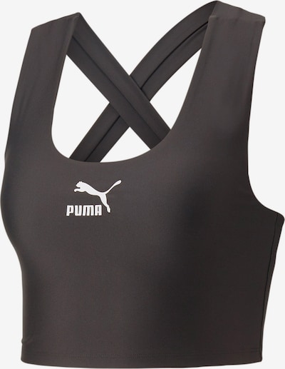 PUMA Sportski top u crna / bijela, Pregled proizvoda
