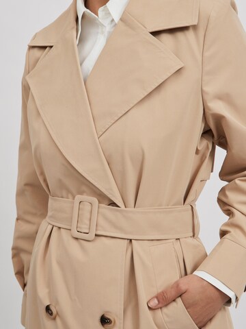 VILA Between-Seasons Coat 'Desert' in Beige