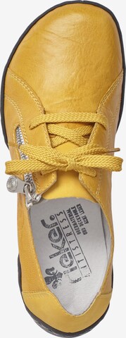 Rieker Lace-Up Shoes in Yellow