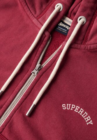 Superdry Sweatvest 'Essential' in Rood