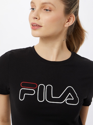 FILA Shirt 'Ladan' in Zwart