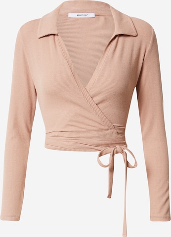 ABOUT YOU Shirt 'Jamie' in Beige: predná strana