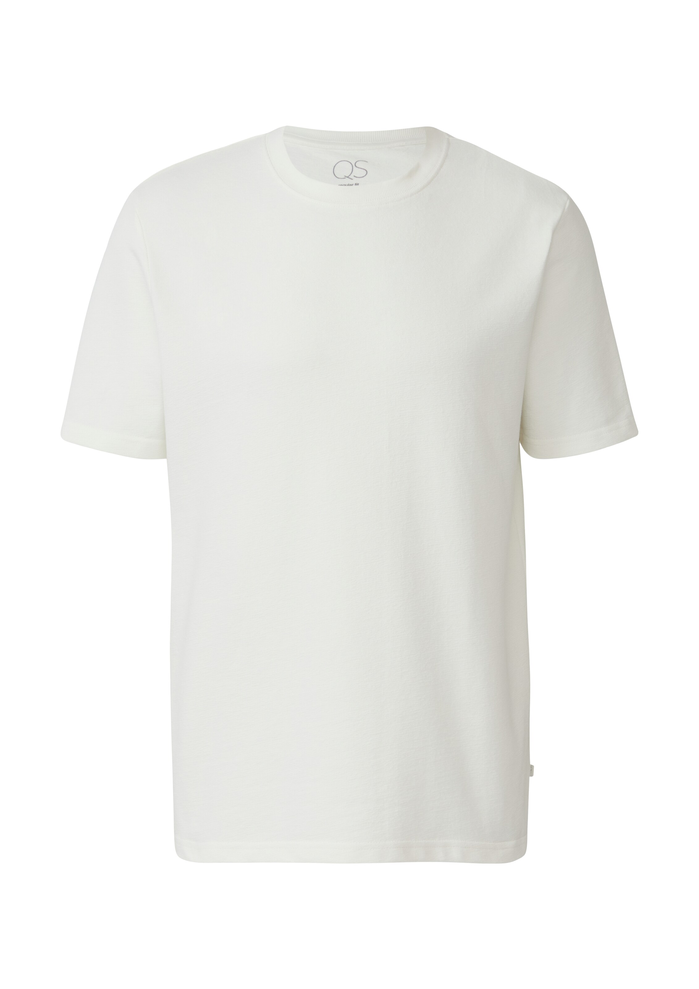 T-Shirt QS en beige : devant