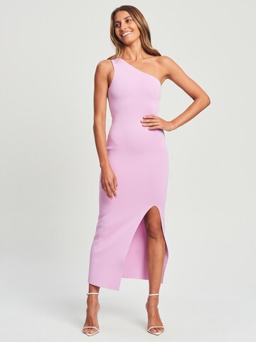Tussah Dress 'NELLA ' in Purple: front