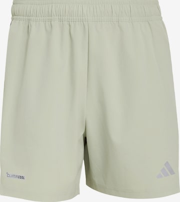 Pantalon de sport 'Tech Apparel' ADIDAS PERFORMANCE en vert : devant