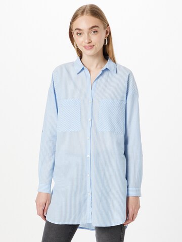 b.young Blouse 'FIE' in Blue: front