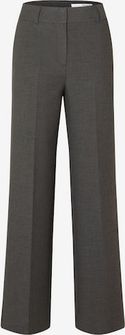 SELECTED FEMME - Pierna ancha Pantalón de pinzas en gris: frente