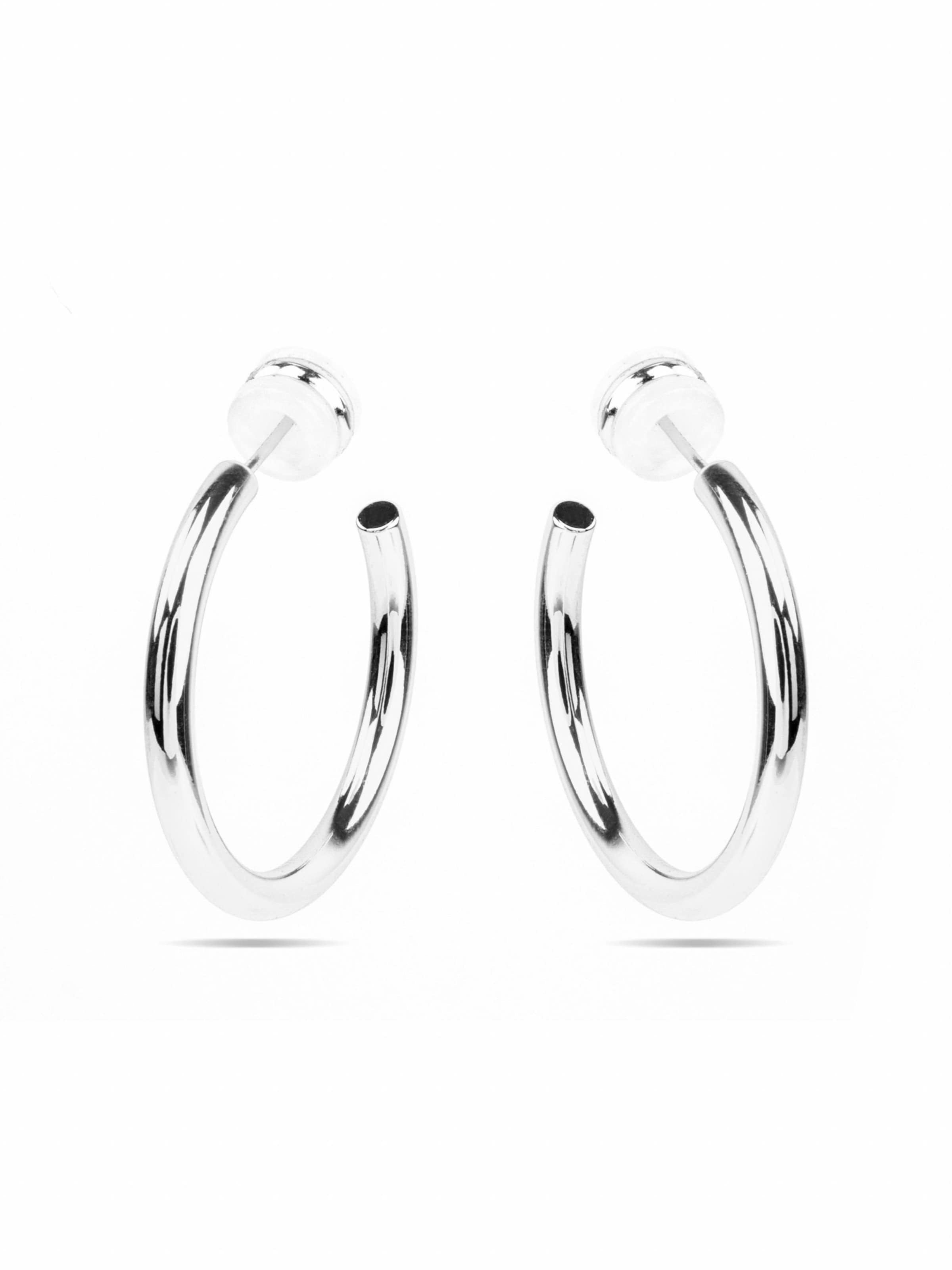 Luxenter Earrings 'Hudak' in Silver
